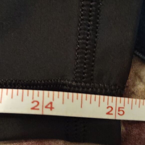Victoria's Secret‎ Sport Women's size L black crop athletic pant zip ankle - Picture 7 of 8